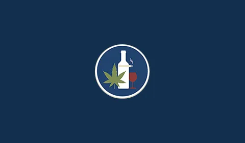 Marijuana, liquor, and tobacco icon